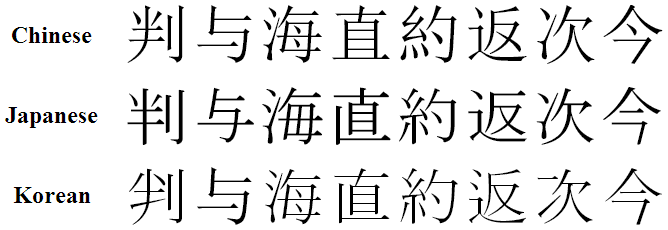 Korean Vs Chinese Vs Japanese Writing ALL Korean